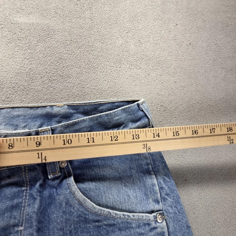 VTG Levis Engineered Jeans Mens Blue Twisted Buckle Back One Pocket Fits 28x28